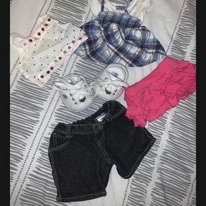 Build a bear clothes with a pair of girl sneakers